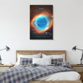 Desiderata Gedicht, Helix Nebula, Sterrenstelsels Canvas Afdruk (Insitu (Slaapkamer))