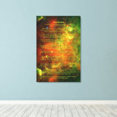 Desiderata Gedicht - Noord-Amerikaanse, Pelikaanne Canvas Afdruk (Insitu (Houten vloer))