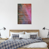 Desiderata Gedicht - Pijlers van stof, Orionnevel Canvas Afdruk (Insitu (Slaapkamer))