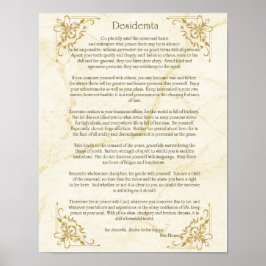 Desiderata Gedicht van Max Ehrmann Poster