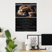 Desiderata: gefluister van de trots poster (Thuiskantoor)