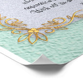 Desiderata "gewenste dingen", aanpasbare kleuren poster (Hoek)