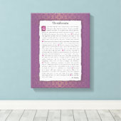 Desiderata - Gewenste dingen Canvas Afdruk (Insitu (Houten vloer))