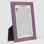 Desiderata - Gewenste dingen Fotoplaat (Zijkant)