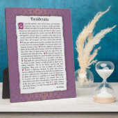 Desiderata - Gewenste dingen Fotoplaat (Zijkant)