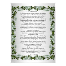 Desiderata "gewenste dingen" prose Irish backgroun
