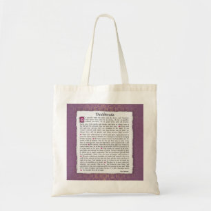 Desiderata - Gewenste dingen Tote Bag