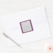 Desiderata - Gewenste dingen Vierkante Sticker (Envelop)