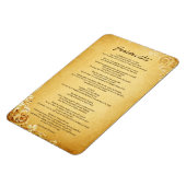 Desiderata "Gewilde dingen" op het  perkament Magneet (Linkerzijde)