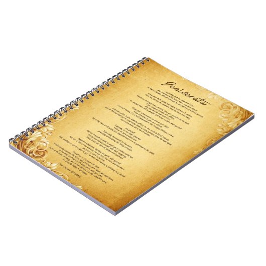 Desiderata "Gewilde dingen" op het perkament Notitieboek (Linkerzijde)