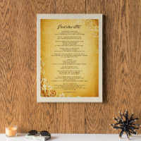Desiderata "Gewilde dingen" op het  perkament