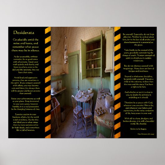 DESIDERATA Ghost Room Posters (Voorkant)