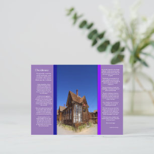 DESIDERATA Ghost Town Briefkaart