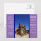 DESIDERATA Ghost Town Briefkaart (Voorkant / Achterkant)