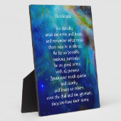 Desiderata Go Plantwerkloos Fotoplaat (Zijkant)