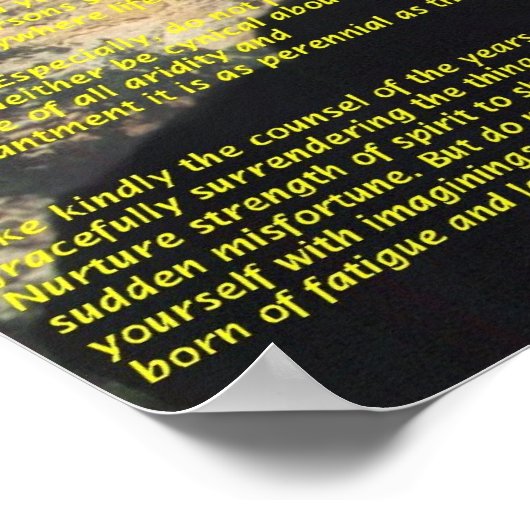 Desiderata-GrandCanyon Poster (Hoek)