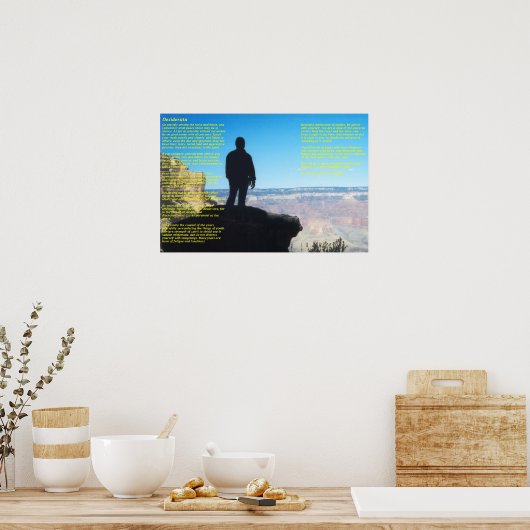 Desiderata-GrandCanyon Poster (Keuken)