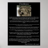 Desiderata Gray Wolves Posters (Voorkant)
