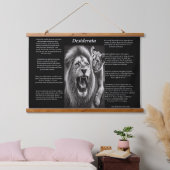 Desiderata: harmonie in het wild hangend wandkleed (Slaapkamer)