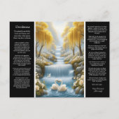 Desiderata Heart's Embrace, Valley's Grace Briefkaart (Voorkant)