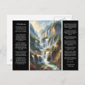 Desiderata, heilige wateren van wijsheid briefkaart (Voorkant / Achterkant)