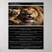 Desiderata: het geraas van het wilde hart poster (Voorkant)