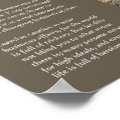 Desiderata - Horned, Clawed & Wary Grotesque Poster (Hoek)