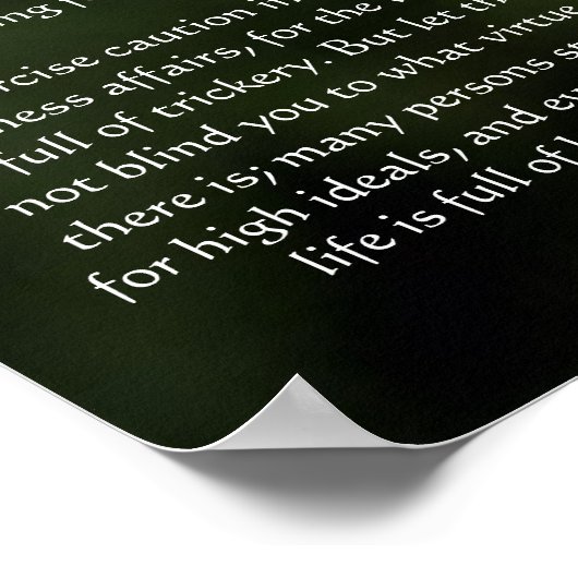 Desiderata Hummingbird Posters (Hoek)