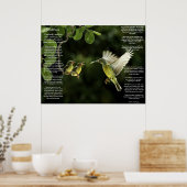 Desiderata Hummingbird Posters (Keuken)