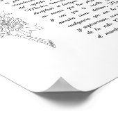 Desiderata in het Spaans Poster (Hoek)