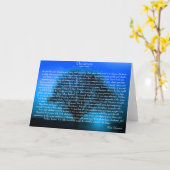 Desiderata Inspirerend devotiegedicht Kaart (Gele Bloem)