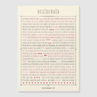 Desiderata Inspirerend gedicht