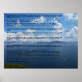 Desiderata inspirerend gedicht poster (Voorkant)