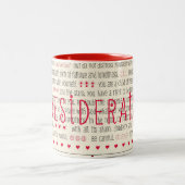 Desiderata Inspirerend gedicht Tweekleurige Koffiemok (Center)