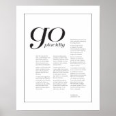 Desiderata Inspirerend kunst print (Voorkant)