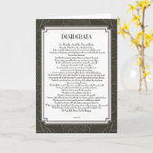 DESIDERATA-Kaart Kaart (Gele Bloem)