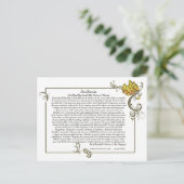 DESIDERATA Kaart van Max Ehrmann-Autumn Leaves (Staand voorkant)