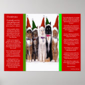 DESIDERATA kerstkatten Posters (Voorkant)