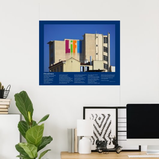 Desiderata - Leven in ontwikkeling Poster (Thuiskantoor)