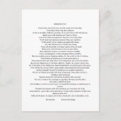 DESIDERATA MAX ERHMANN BRIEFKAART (Voorkant)