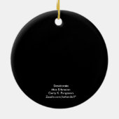 DESIDERATA MAX ERHMANN ORNAMENT (Achterkant)