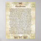 DESIDERATA MET Fijne Butterflies Poster (Voorkant)
