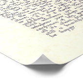 DESIDERATA met Florentijnse kleuren Poster (Hoek)