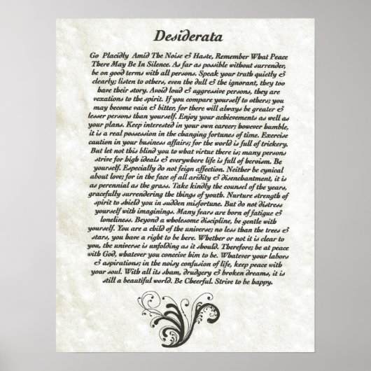 DESIDERATA MET Vlaanderen Poster (Voorkant)