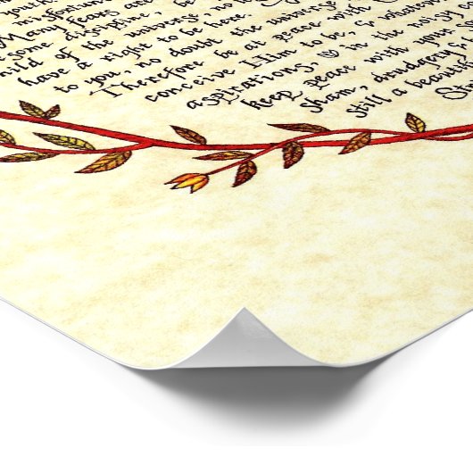 DESIDERATA MET Wreator Trim Poster (Hoek)