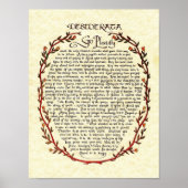 DESIDERATA MET Wreator Trim Poster (Voorkant)