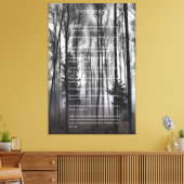 DESIDERATA Misty Autumn Forest Canvas Afdruk (Insitu (Woonkamer))
