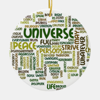 Desiderata Motivatie Poem Words Pendant Keramisch Ornament
