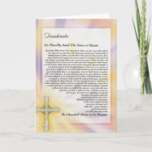 DESIDERATA Mozaïek Cross Kaart
