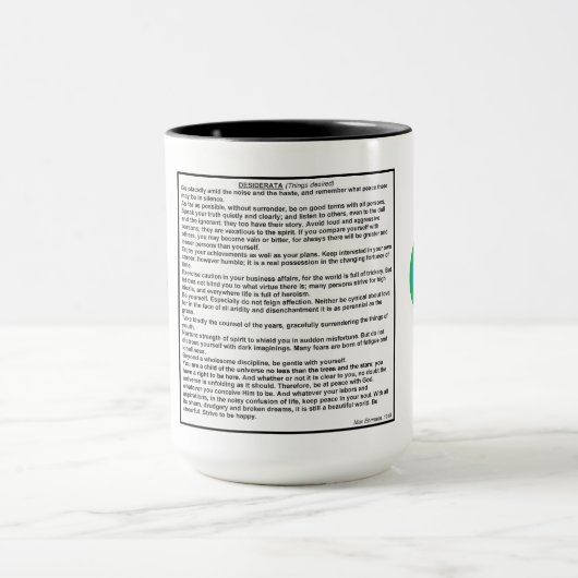 DESIDERATA Mug Mok (Midden)